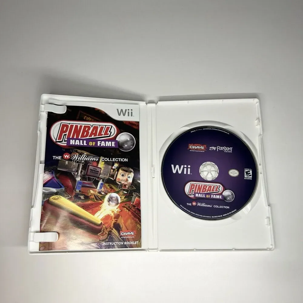 Pinball Hall of Fame: The Williams Collection Nintendo Wii 2008 CIB TESTED